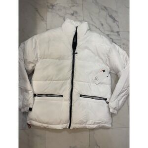 Sports Illustrated Mens White Puffer‎ Jacket Winter Coat Size Medium NWT
